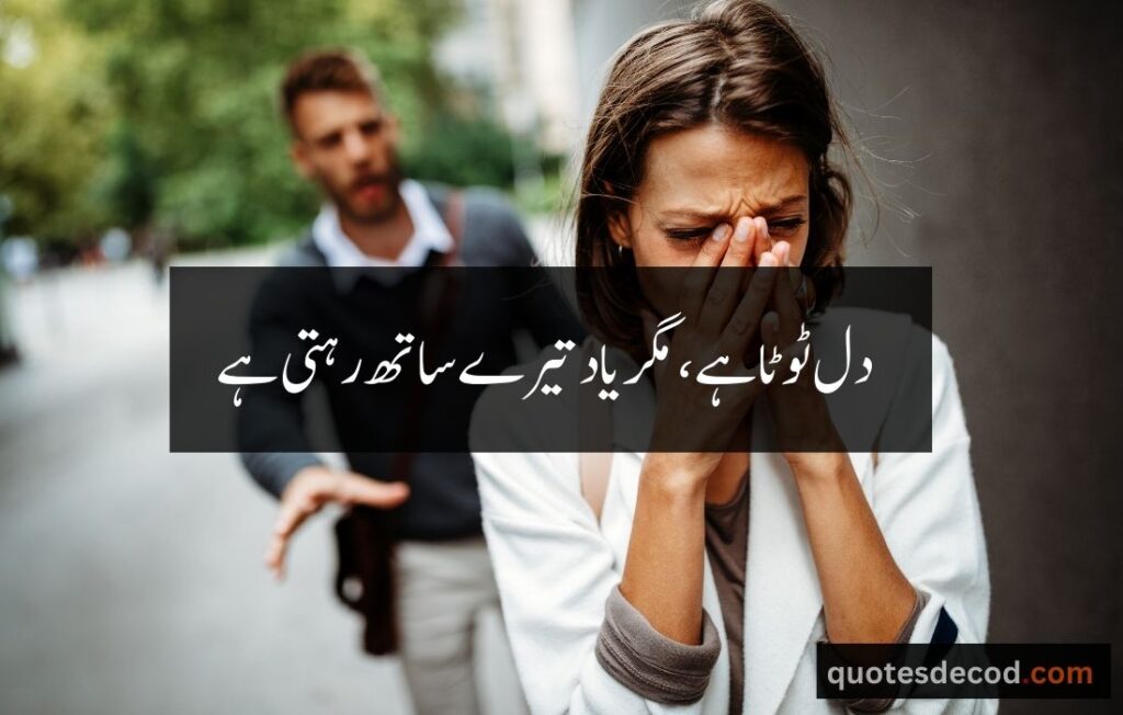 sad love quotes in urdu