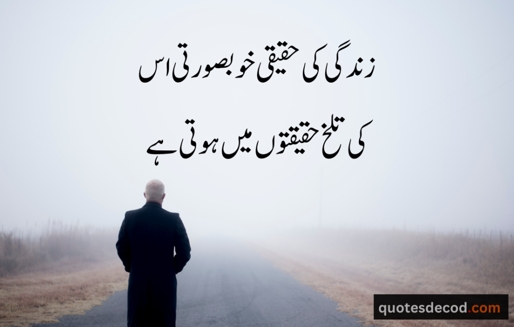 اور بھی دکھ ہیں زمانے میں محبت کے سوا راحتیں اور بھی ہیں وصل کی راحت کے سوا 272 x 90 px 1100 x 700 px 5 4 Sad quotes about life in Urdu